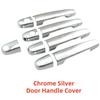 Car ABS Carbon Accessories Plated Door Handle Bowl Cover Trim Paste Style For Scion xB Wagon 2008 2010 2011 2012 2013 2015