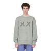 Uniqlo X Kaws Улица Сезам Свитшот с круглым вырезом Мужской свитшот Серый 416115-03