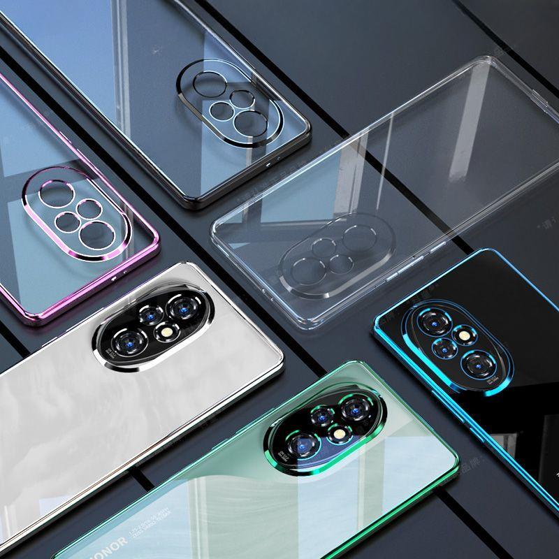 For Huawei Honor 200 Pro Electroplating Phone Case For Honor200 200Pro Lens All-inclusive Silicone Soft Shell Cover