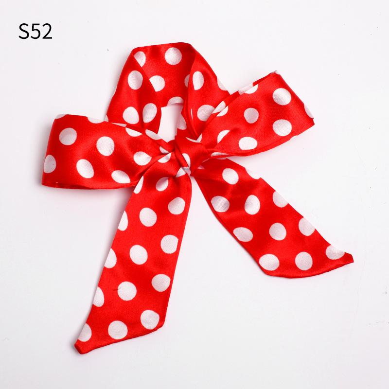 Шелковый шарф, завязанный сумочкой, завязанный бант для волос, длинная повязка на голову, серпантин, маленький шелковый шарф, подарочная коробка, подарочный ремешок