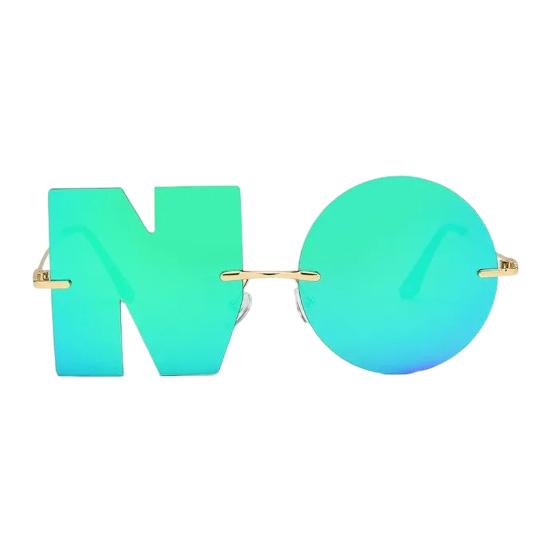 Декоративные очки без линз с индивидуальными буквами, солнцезащитные очки для фотосъемки, без оправы, с защитой от УФ-излучения, с зеркальным отражением, для путешествий на открытом воздухе и пляжа