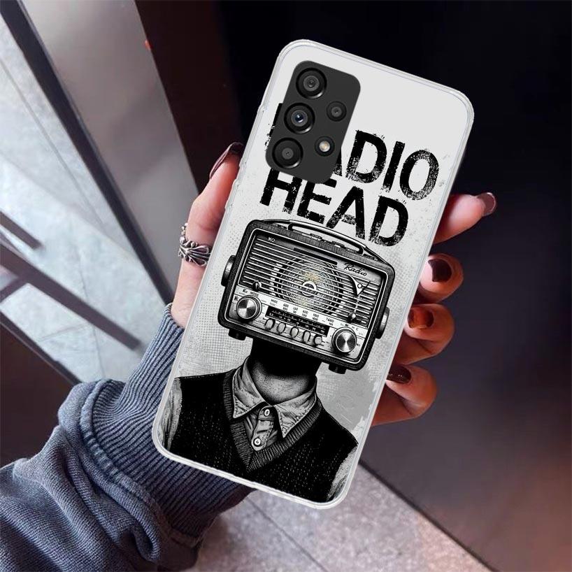 Bnad R-Radiohead Phone Case For Samsung Galaxy A12 A52S A42 A32 A22 A51 A50 Note 20 Ultra 10 S10 Plus A71 A70 A31 A30 A10S Galax