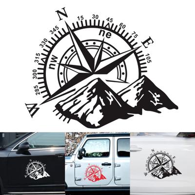 3D автомобильная наклейка «Компас Роза» Navigate Mountain 4x4 Offroad виниловая наклейка наклейка автомобильная наклейка