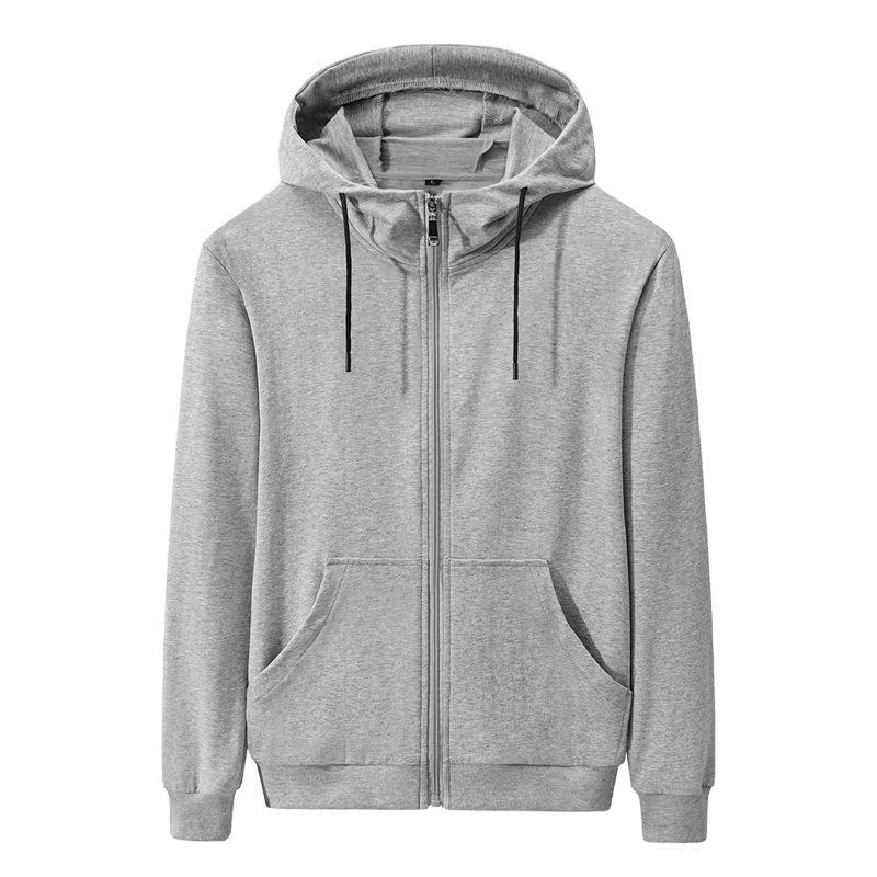 Men 'S Cardigan Hooded Sweater Men 'S Loose Casual Sports Sweater 