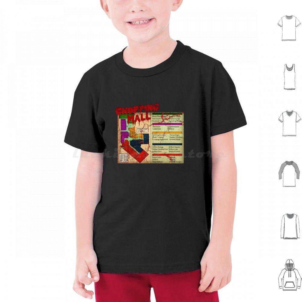 Chopping Mall V2 Хоррор Футболка Хлопок Мужская Женская Печать DIY Chopping Mall Слэшер Хоррор 80-е Культовое Кино Фильмы Vhs