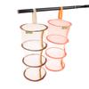 Hanging Cage Zipper Drying Basket 3 Layer Hanging Net Mesh Storage Bag Organizer