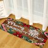 Christmas Kitchen Floor Mat Long Non-Slip Absorbent Rug Doormat Household Carpet Dirt Resistant Door Mat Home Floor Decoration