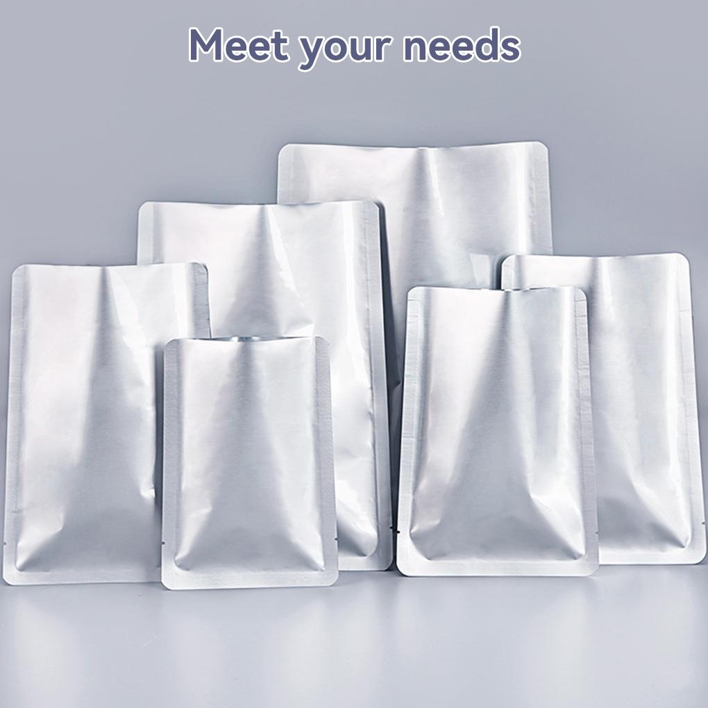 100 шт. вакуумный пакет с открытым верхом для вареного мяса, герметичные пакеты, водонепроницаемые упаковочные пакеты, легкий портативный упаковочный мешок