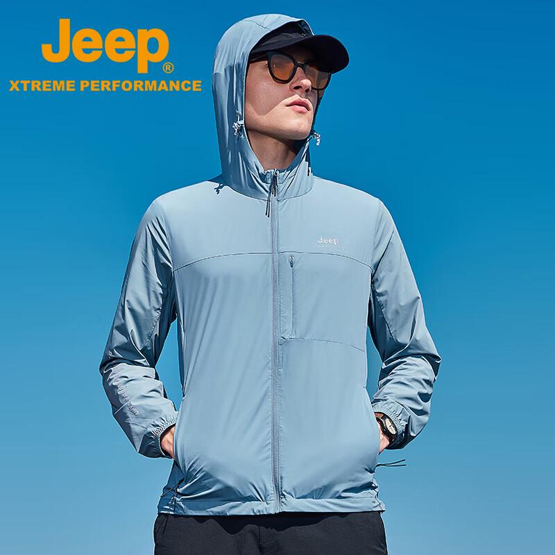 Jeep Мужская легкая куртка с эффектом охлаждения и защитой от солнца