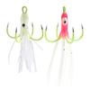 6 шт./кор. светящийся крючок для ловли кальмаров без бородок, имитация морской рыбалки, наживка для кальмаров, рыболовные снасти, аксессуары