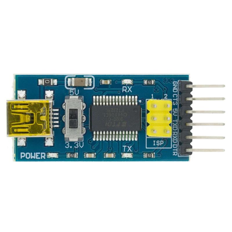 FT232RL FTDI USB 3.3V 5.5V к TTL последовательный адаптерный модуль для Arduino FT232 Pro Mini USB к TTL 232