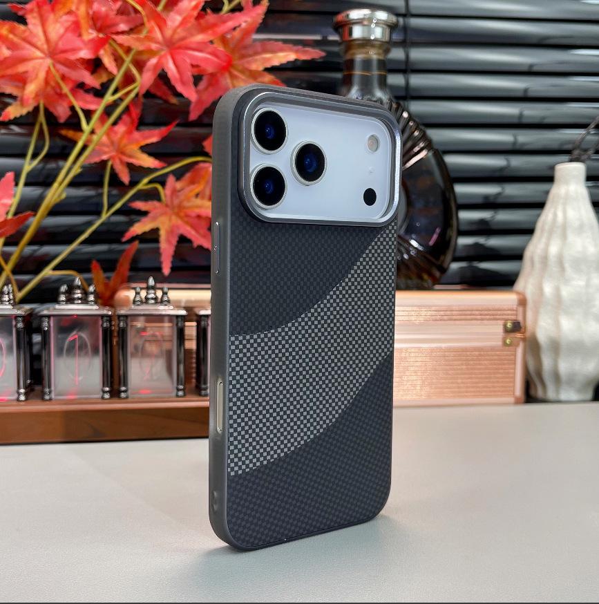 Высококачественный цветной чехол в тканевом стиле для iPhone 17 Air/16 Pro Max