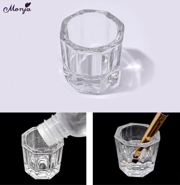 monja 8 шт./компл. набор для дизайна ногтей, прозрачный розовый, белый акриловый порошок, жидкая наращивание ногтей, покраска, сушилка для ногтей, инструменты для маникюра «сделай сам»