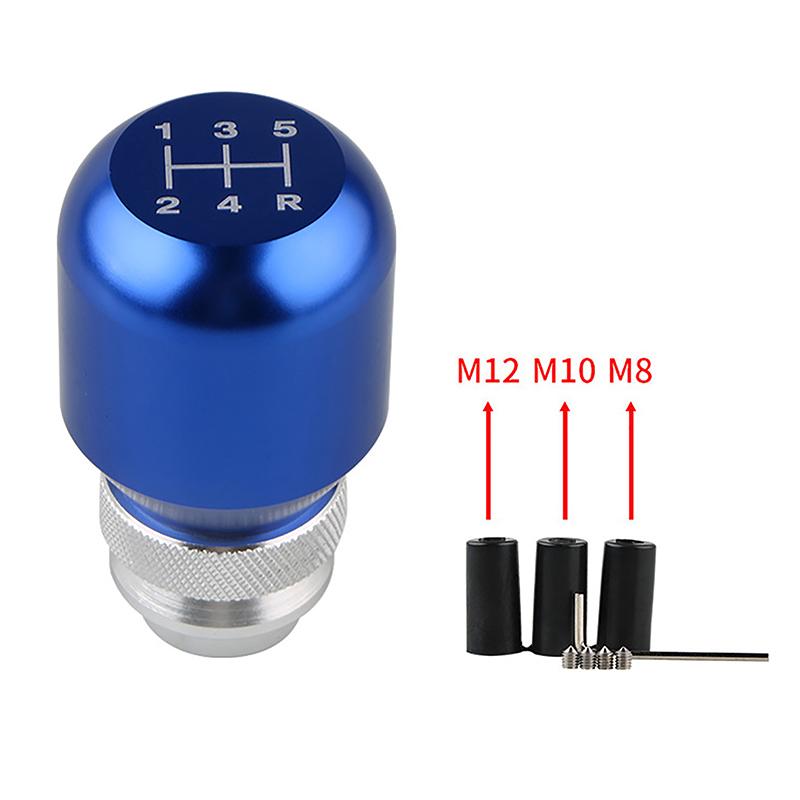 Универсальная автомобильная ручка переключения передач, рычаг переключения передач, выдвижной рычаг ручного переключения передач, регулируемая длина, головка редуктора из алюминиевого сплава