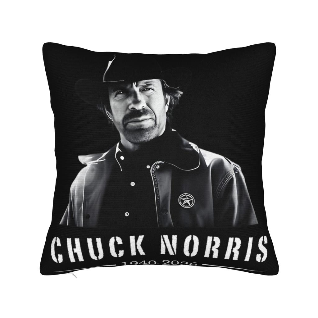 Decorative Pillowcase Rip Chuck Norris Never Dies Stuff Bed Pillow Case Cover Square Style Multiple Sizes