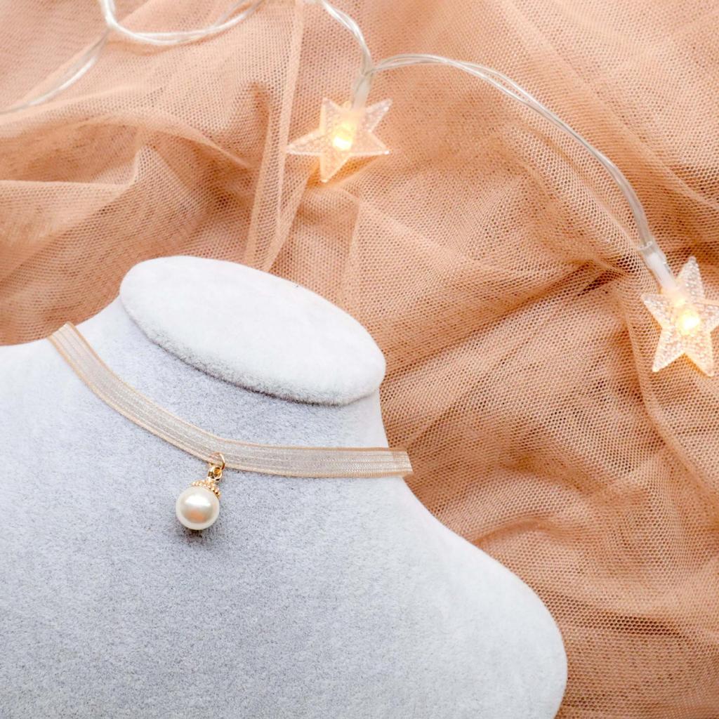 Ожерелье-чокер Harajuku Velvet Brown Four-Left Clover для женщин