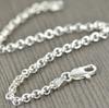 GP S925 Silver Rolo Unfinished Bulk Belcher Chain 1.5mm 2mm 3mm 3.5mm 4mm 5mm 6mm by Meter Permanent Jewelry Chains Supplies