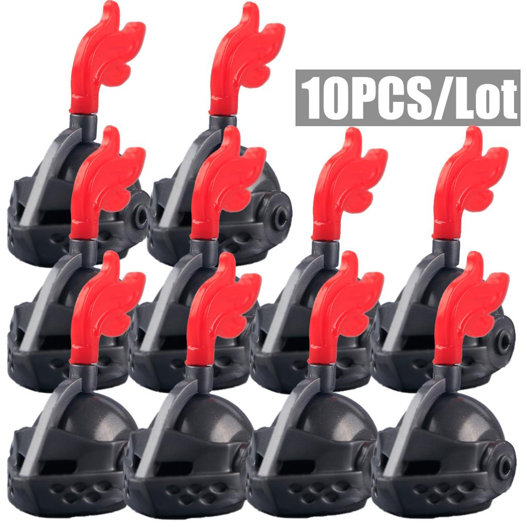 MOC Средневековые Шлемы Рыцарей Набор Строительных Блоков Аксессуары для Солдат Армии Кубики Игрушки Подарок для Мальчиков