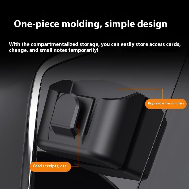Коробка для хранения ключей на приборной панели автомобиля, многоразовая, с клейкой задней стороной, органайзер, противоскользящий органайзер для приборной панели, аксессуар для хранения и организации в автомобиле