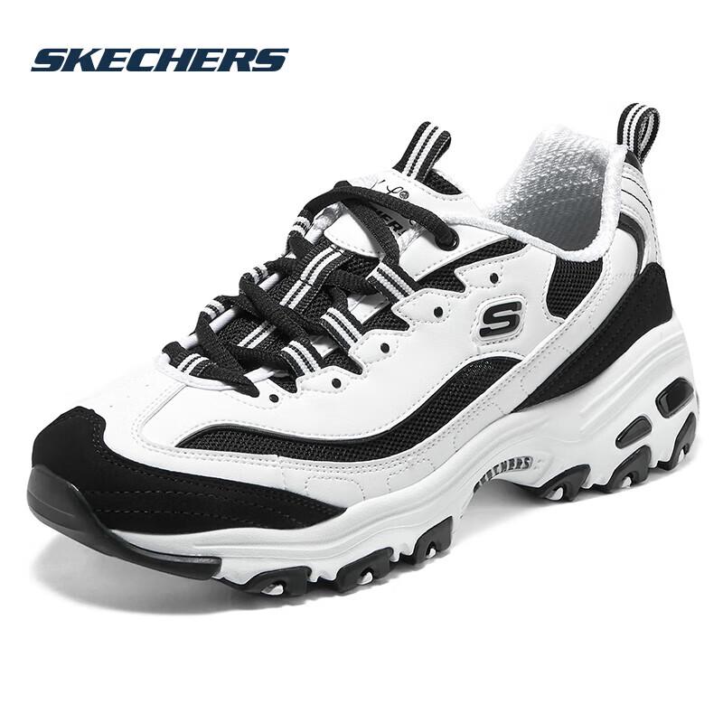 Skechers Женская повседневная обувь на платформе с амортизацией 896121-WBK