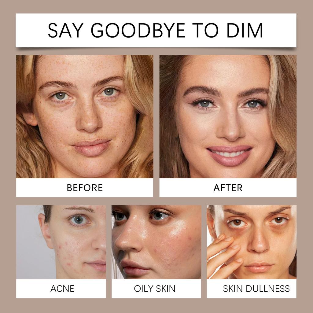 West & Month Moisturizing Liquid Foundation, Long-lasting Non-makeup Moisturizing Refreshing Moisturizing Light Hydrating Liquid Foundation