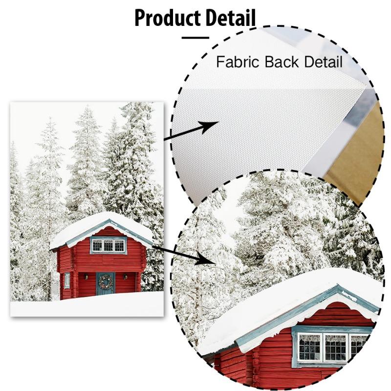 Снежные рождественские печенья Елка Апельсиновый сок Носки Подарок Настенное искусство Холст Живопись Постеры Принты Настенные картины для декора гостиной