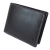 Colorful Series Bifold Wallet Genuine Leather 4AP3636 (Black)