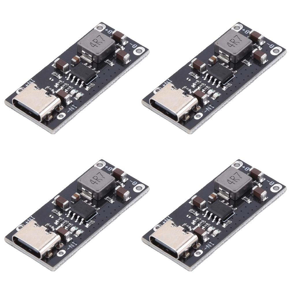 1-10PCS Type C USB Input High Current 3A Polymer Ternary Lithium Battery Quick Fast Charging Board IP2312 CC/CV Mode 5V To 4.2V