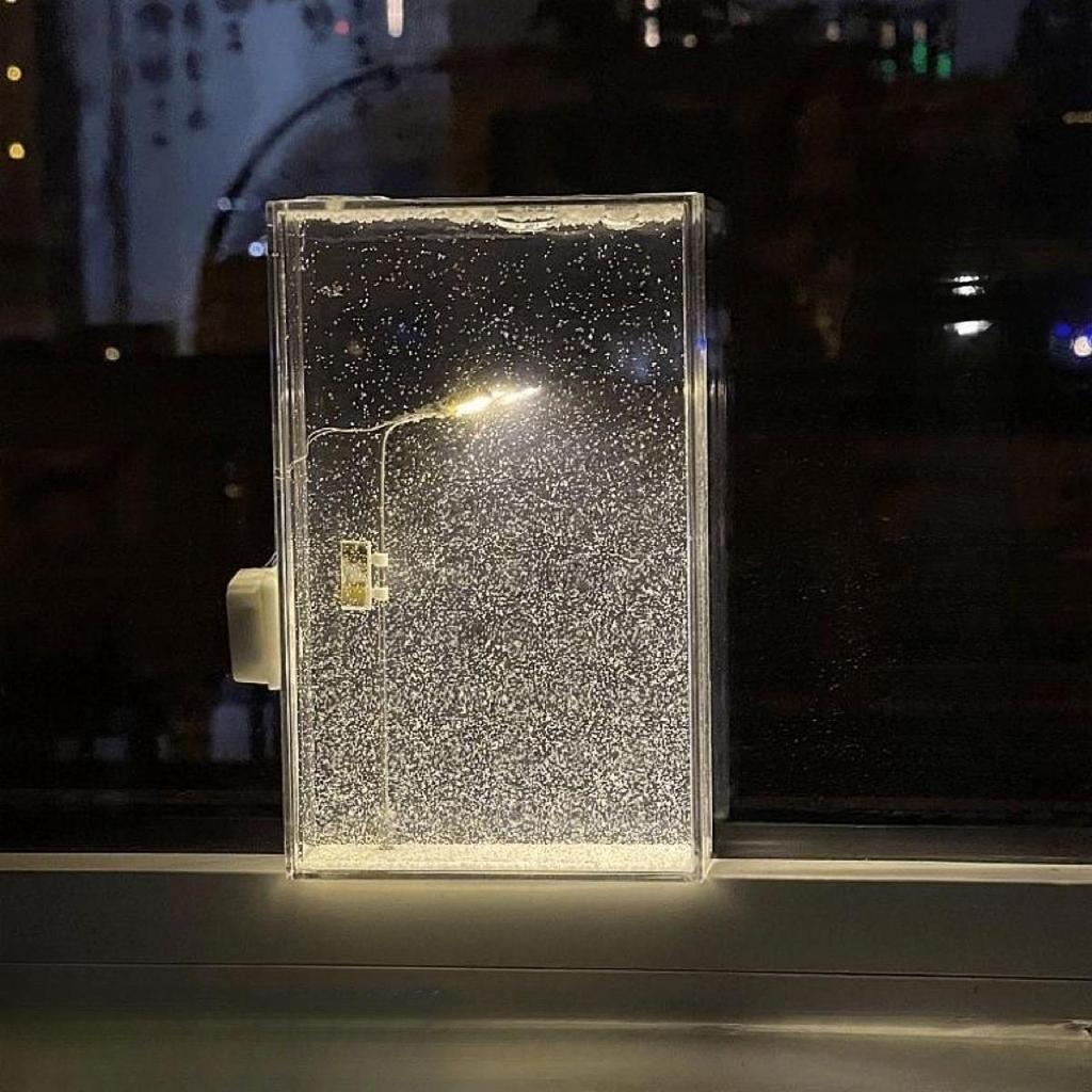 DIY Ночной Светильник Материал Комплект Ночной Светильник Подарочный Детский Декор Декоративный Снег