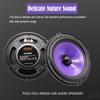 2pcs 5 / 6.5 Inch Car Speaker Mid-bass Modified Non-destructive Installation Full Range Frequency Subwoofer Car Audio