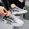 Модная мужская дышащая обувь 2025 Осень Новые увеличение роста Модная платформа Повседневная обувь На шнуровке Нескользящая уличная обувь для бега