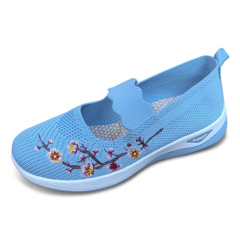 Women's Summer Breathable Mesh Flat Shoes Women's Shoes Casual Sports Shoes