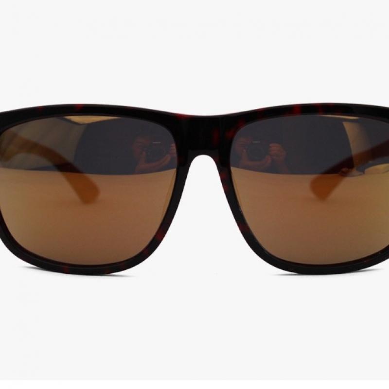 Puma Square Horn Rimmed Over Asian Fit Mirror Sunglasses 12