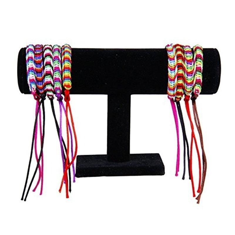 4Pcs Colorful Handmade Braided Friendship Bracelets Ankle Bracelet Prayer Bracelet Party Gifts