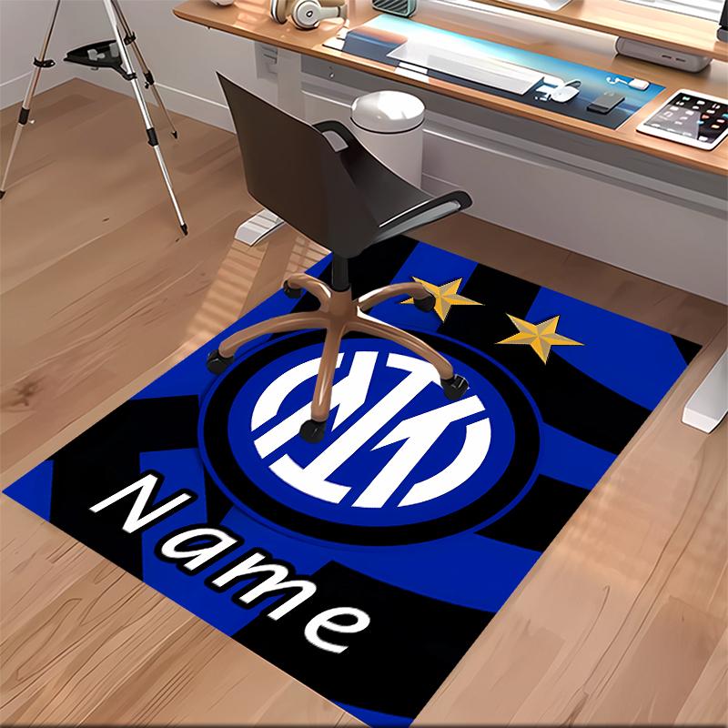 Custom personalization Inter Milan Print Area Rug - Soft, Washable Non-Slip Indoor Mat,Living Room,Home&Office Decorative Rug