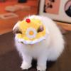 Изысканная эластичная вязаная шапка для кошек, ручная работа, мягкая зимняя шапка для собак, удобная в носке, теплая шапка для питомцев, косплей