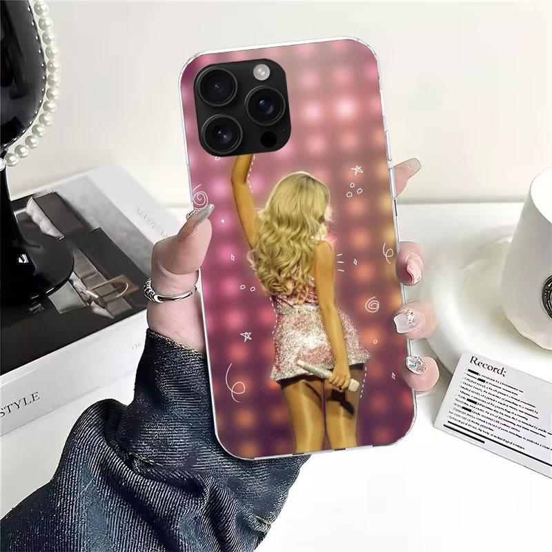 CR66 S-Sabrina C-Carpenter Мягкий чехол для телефона для IPhone 11 17 Air 16E 16 Pro Max 15 + 14 Plus 13 Mini 12 Apple 7 SE 8 Fundas Coque
