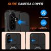 Slide Window Lens Protection Magnetic Ring Bracket Case For Samsung Galaxy A36 A56 A26 A16 Armor case