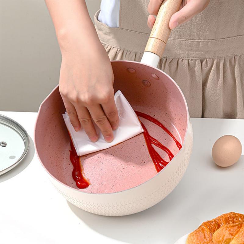 Japanese-style Snow Pan, Small Milk Pot Non-stick Pot Noodles Instant Noodle Pot Small Boiling Pot Small Soup Pot Household Gas Stove