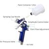 31207A Mini Gravity Feed Air Spray Paint Gun | 1.0 mm Nozzle Size | 125 cc
