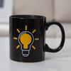 Чашка с изменением цвета лампочки Креативная керамическая чашка с изменением цвета Кофейная чашка Волшебная чашка