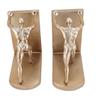 1 Pair Man Decorative Book Ends Art Bookend Decorations for Home Office Desk Bookshelf Study
