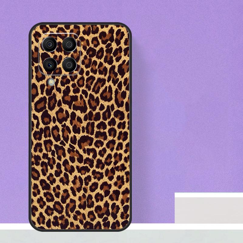 African Leopard Print For Samsung Galaxy M12 M32 M52 M14 M34 M54 M21 M51 M31 M30s M20 M15 M55 M13 M33 M53 Case