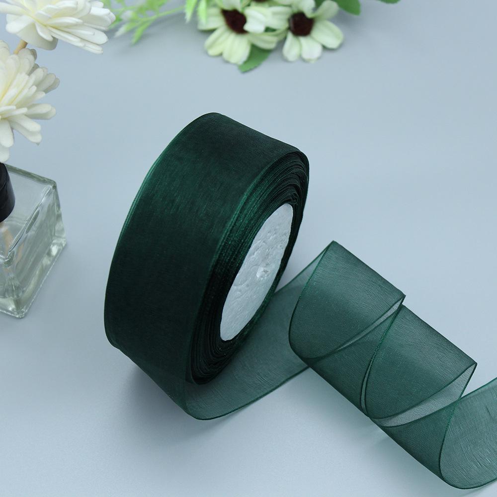 3.8/4 см прозрачная лента из органзы Snow для упаковки рождественских подарков