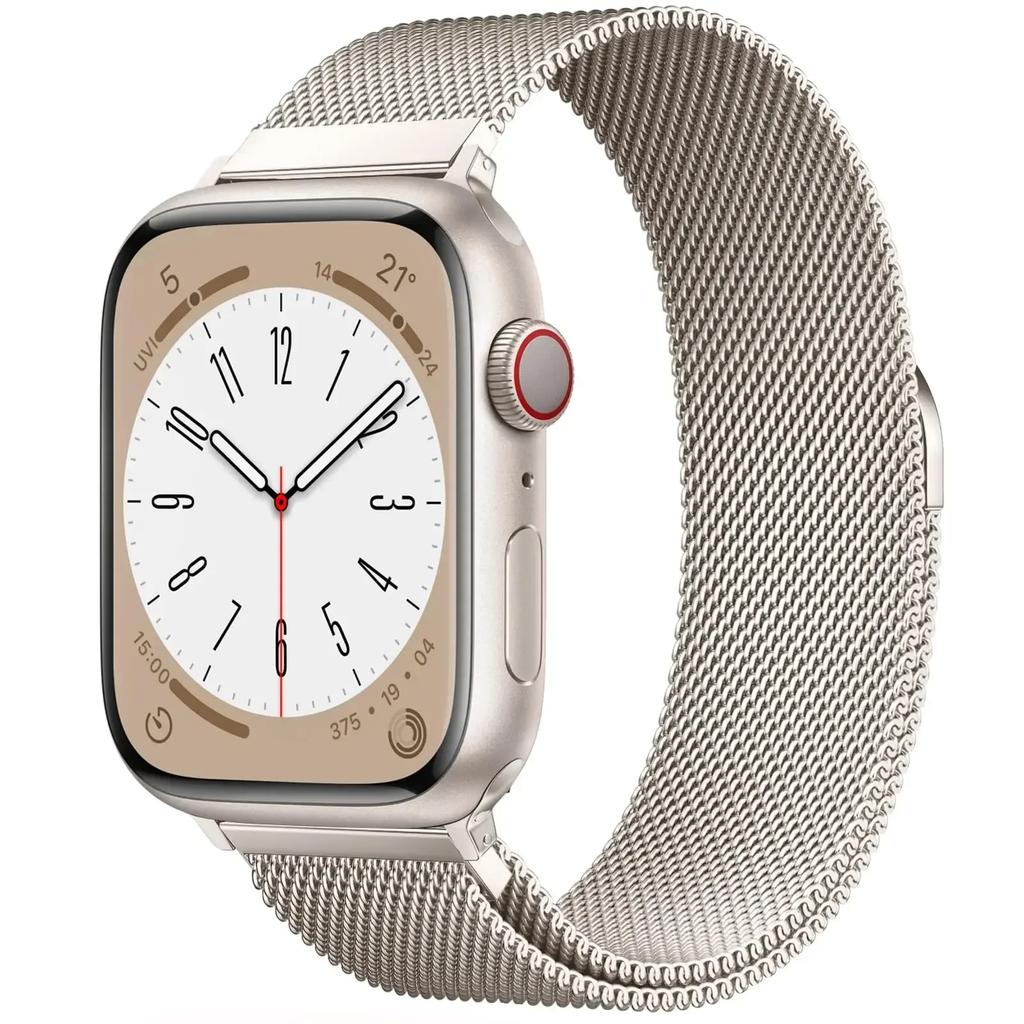 Миланский ремешок Для ремешков Apple Watch 46мм 49мм 45мм 44мм 42мм 41мм 40мм Браслет iwatch Серия 10 9 3 4 6 5 SE 7 8 Ultra2 Correa