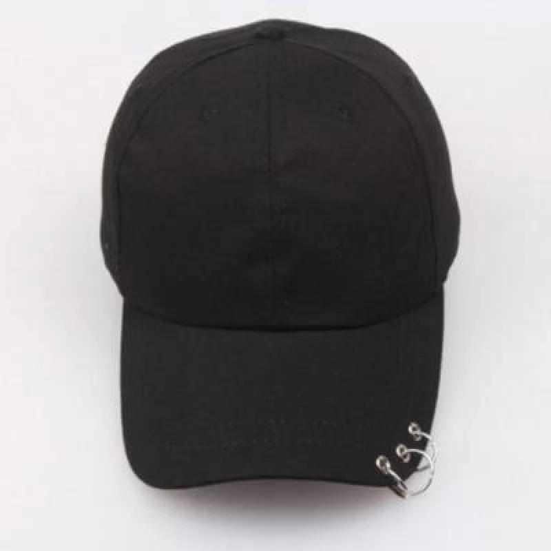Мужская Женская Бейсболка с Кольцом Кругом Snapback Кепки Регулируемая Корейский Стиль Однотонная Кепка Папы Хлопок Повседневный Козырек Рыболовные Кепки