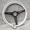 14Inch 358mm Classic Wooden Steering Wheel Universal Racing Sport Steering Wheel 74mm PCD
