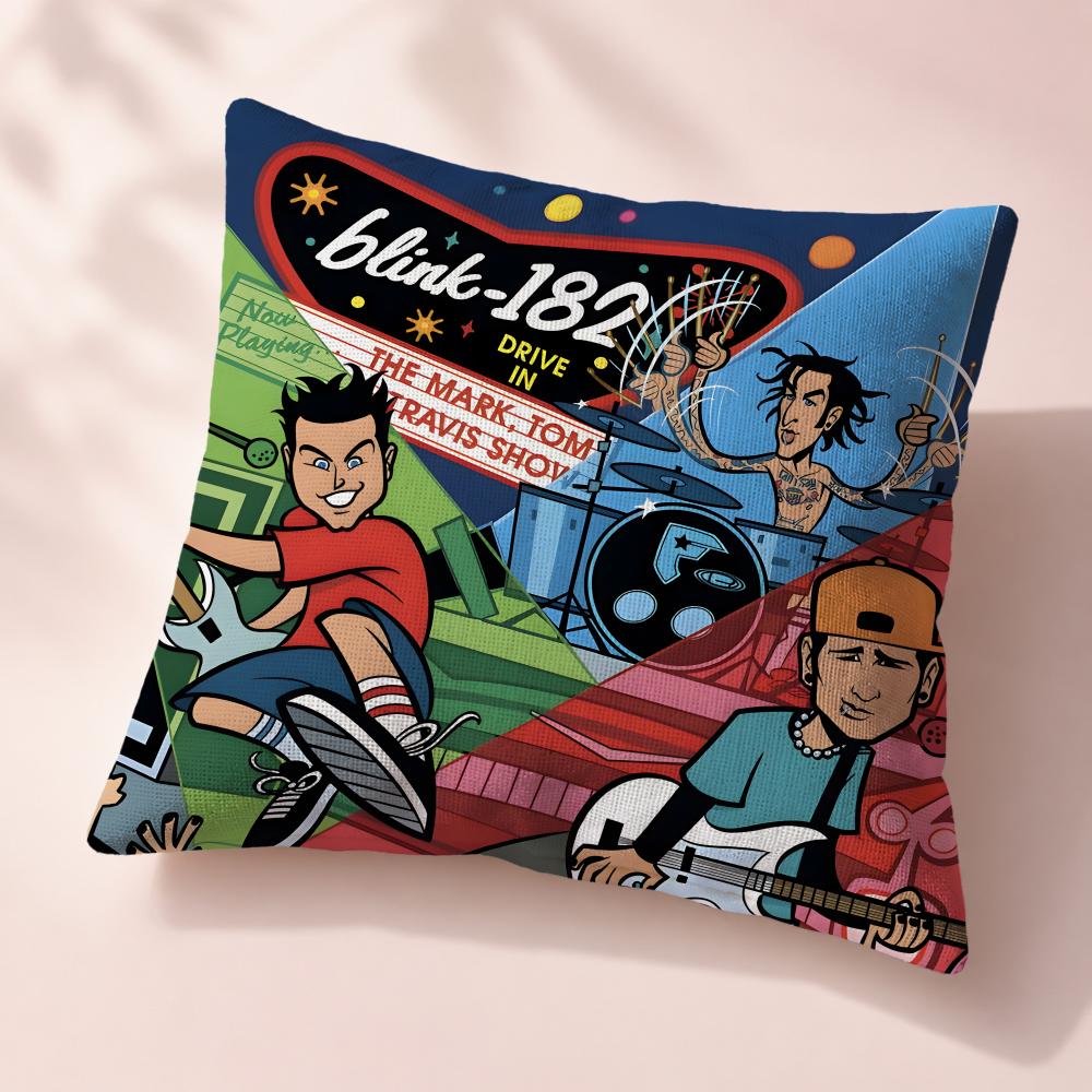 Street bbBlink Cushion Cover Premium Reversible Pillow Cover in Dual Comfort Decor for Home Car