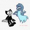 Spooky House Of Jumpscares Bendy And The Ink Machine Bendy And The I Iron-on Transfers For Clothing Tshirt Bag Heat Transfer Stickers Iron On Patches