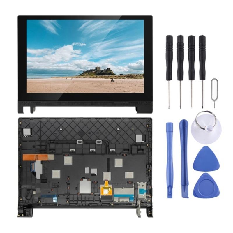 Полная сборка LCD-дигитайзера с инструментами LCD-экран Запасная часть экрана для YOGA Tab 3 10.1